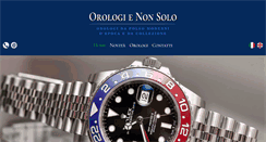 Desktop Screenshot of orologienonsolo.com